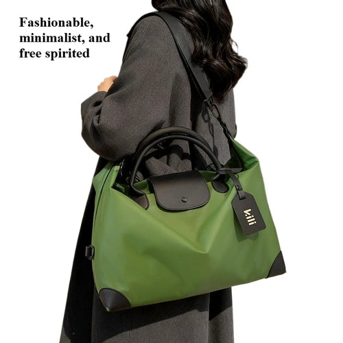 Fashion film travel bag, business travel luggage bag, commuting storage bag, large capacity diagonal cross yoga fitness bag