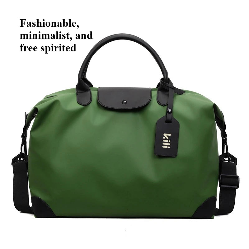 Fashion film travel bag, business travel luggage bag, commuting storage bag, large capacity diagonal cross yoga fitness bag