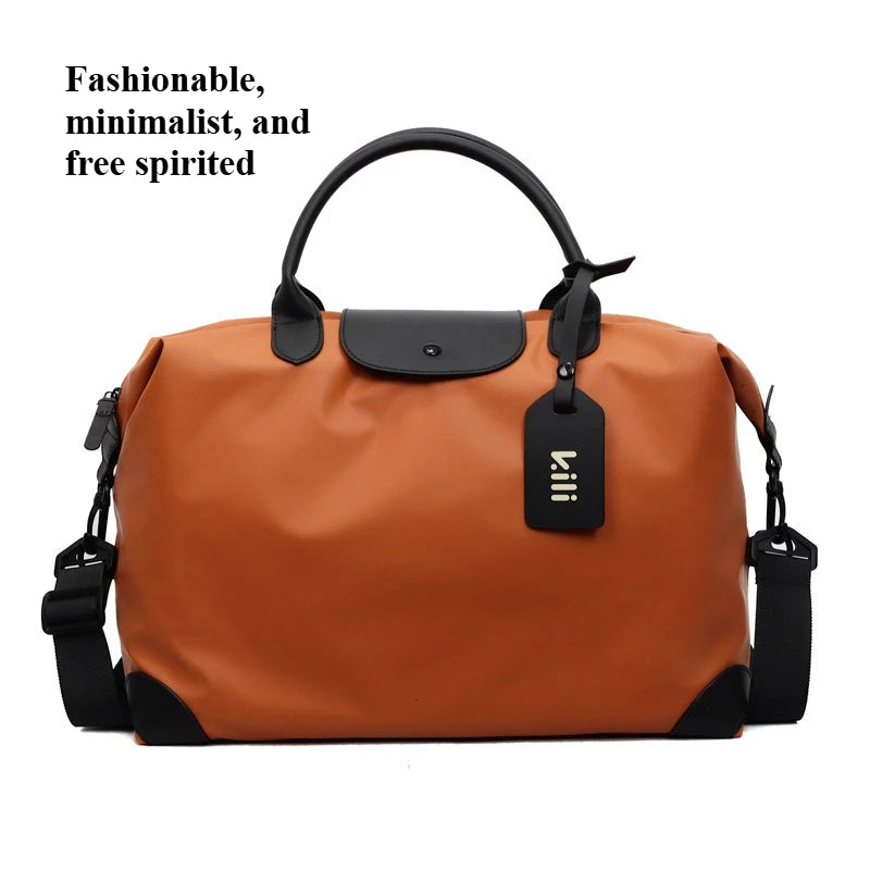 Fashion film travel bag, business travel luggage bag, commuting storage bag, large capacity diagonal cross yoga fitness bag